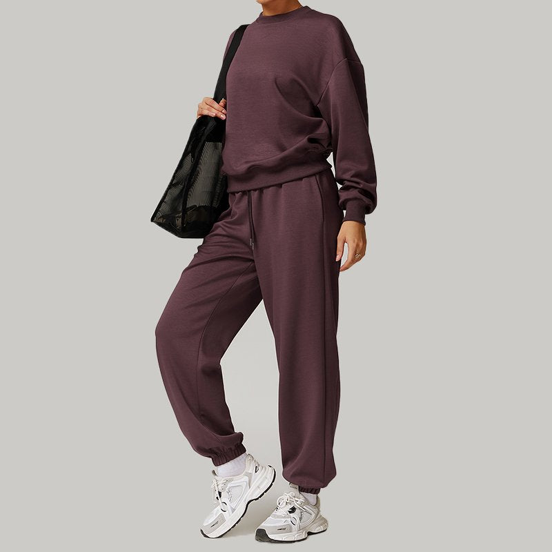 Womens Sports Fitness 42% rayon cotton 50% polyester 8% spandex Joggers Z-8952 print logo 15