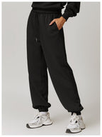 Womens Sports Fitness 42% rayon cotton 50% polyester 8% spandex Joggers Z-8952 print logo 52