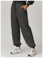 Womens Sports Fitness 42% rayon cotton 50% polyester 8% spandex Joggers Z-8952 print logo 28