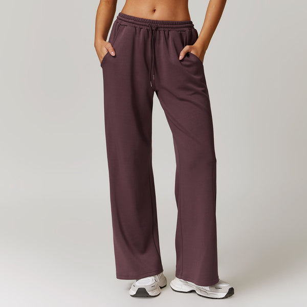 Womens Casual Sportswear 42% rayon cotton 50% polyester 8% spandex Pants Z-8952 print logo 1