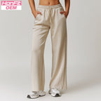 Womens Casual Sportswear 42% rayon cotton 50% polyester 8% spandex Pants Z-8952 print logo 13
