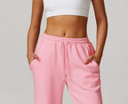 Womens Casual Sportswear 42% rayon cotton 50% polyester 8% spandex Pants Z-8952 print logo 22