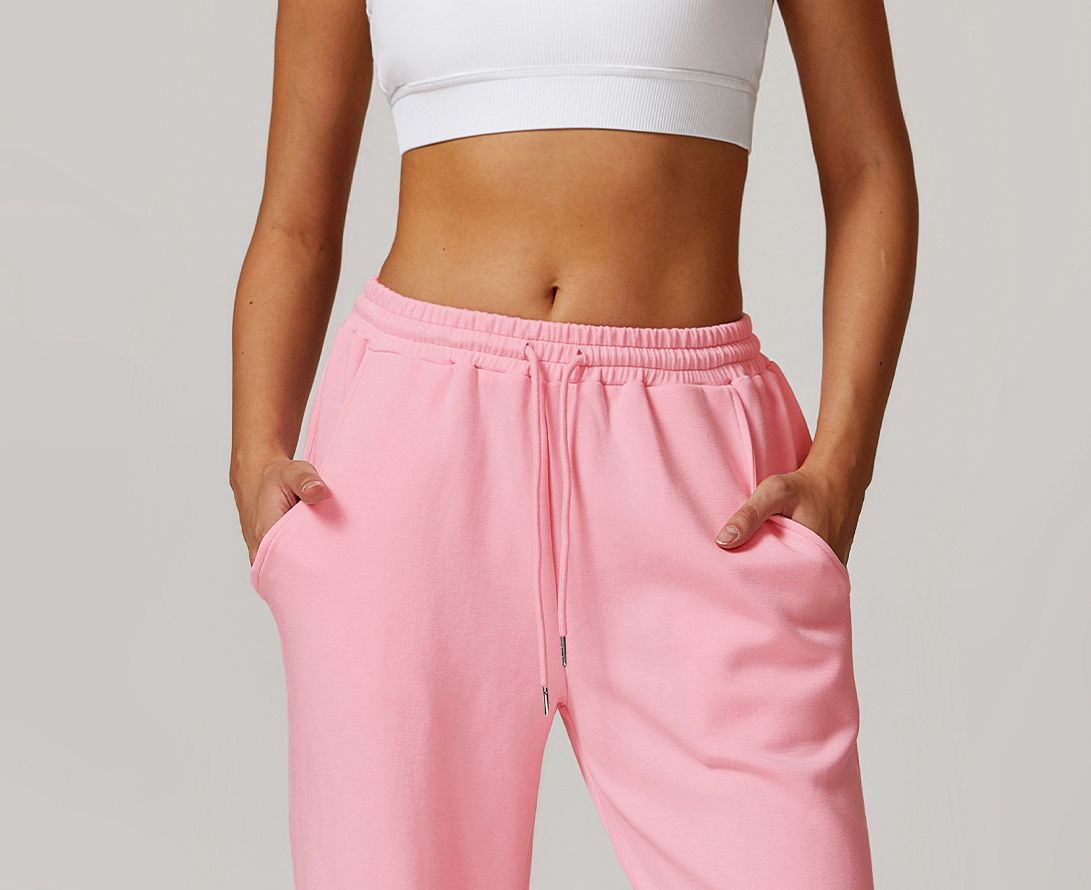 Womens Casual Sportswear 42% rayon cotton 50% polyester 8% spandex Pants Z-8952 print logo 22