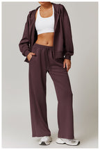 Womens Casual Sportswear 42% rayon cotton 50% polyester 8% spandex Pants Z-8952 print logo 46
