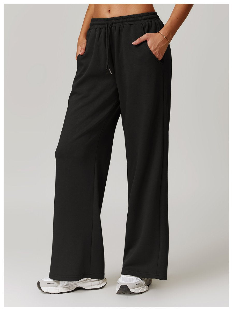 Womens Casual Sportswear 42% rayon cotton 50% polyester 8% spandex Pants Z-8952 print logo 50