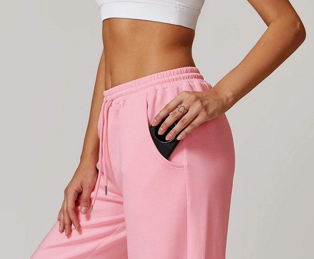 Womens Casual Sportswear 42% rayon cotton 50% polyester 8% spandex Pants Z-8952 print logo 23