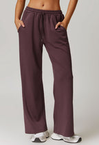 Womens Casual Sportswear 42% rayon cotton 50% polyester 8% spandex Pants Z-8952 print logo 43