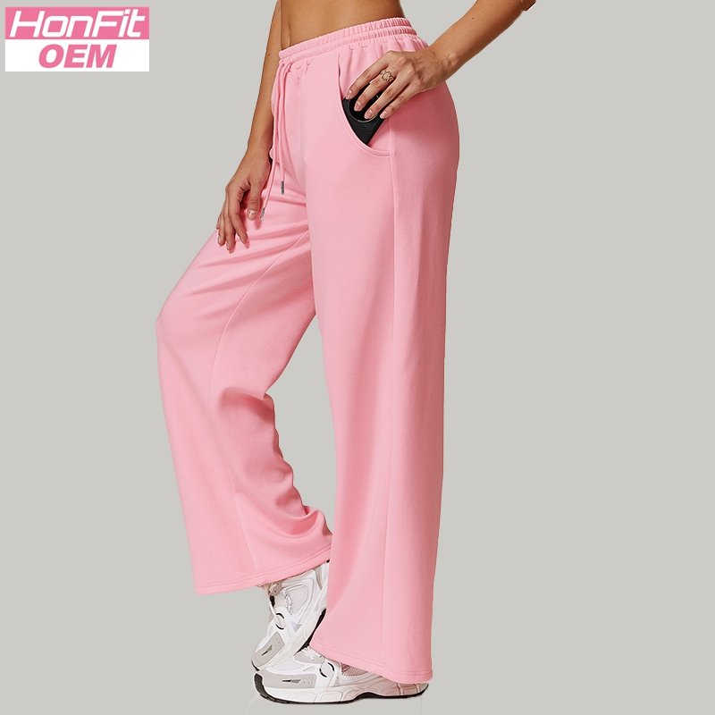 Womens Casual Sportswear 42% rayon cotton 50% polyester 8% spandex Pants Z-8952 print logo 16