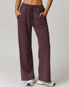 Womens Casual Sportswear 42% rayon cotton 50% polyester 8% spandex Pants Z-8952 print logo 8