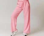 Womens Casual Sportswear 42% rayon cotton 50% polyester 8% spandex Pants Z-8952 print logo 24