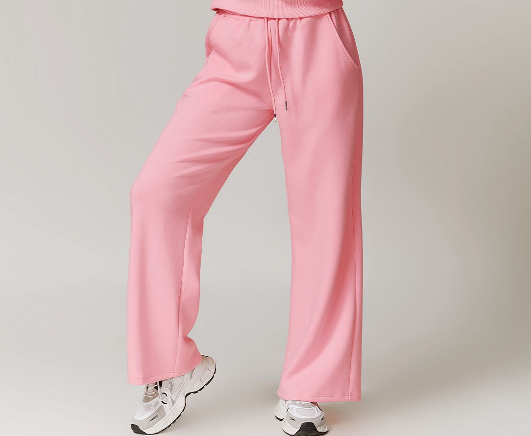Womens Casual Sportswear 42% rayon cotton 50% polyester 8% spandex Pants Z-8952 print logo 24