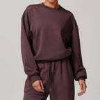 Womens Casual Fitness 42% rayon cotton 50% polyester 8% spandex Sweatshirt Z-8952 print logo 13
