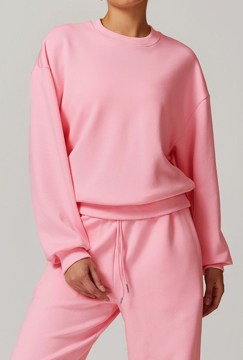 Womens Casual Fitness 42% rayon cotton 50% polyester 8% spandex Sweatshirt Z-8952 print logo 33