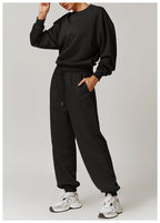 Womens Casual Fitness 42% rayon cotton 50% polyester 8% spandex Sweatshirt Z-8952 print logo 50
