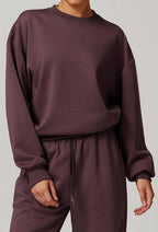 Womens Casual Fitness 42% rayon cotton 50% polyester 8% spandex Sweatshirt Z-8952 print logo 39