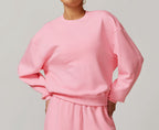 Womens Casual Fitness 42% rayon cotton 50% polyester 8% spandex Sweatshirt Z-8952 print logo 20