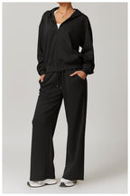 Womens Casual Sports 42% rayon cotton 50% polyester 8% spandex Zip Hoodie Z-8952 print logo 49