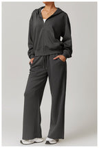 Womens Casual Sports 42% rayon cotton 50% polyester 8% spandex Zip Hoodie Z-8952 print logo 25