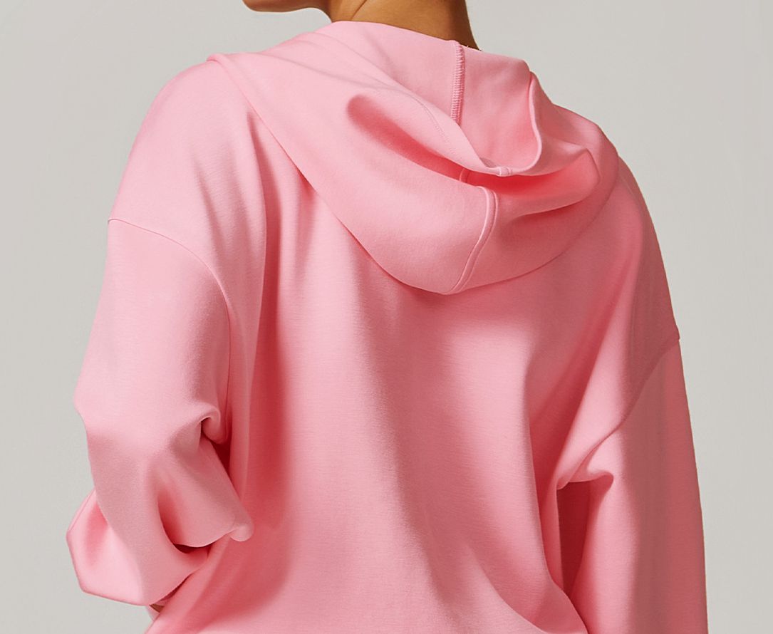 Womens Casual Sports 42% rayon cotton 50% polyester 8% spandex Zip Hoodie Z-8952 print logo 20