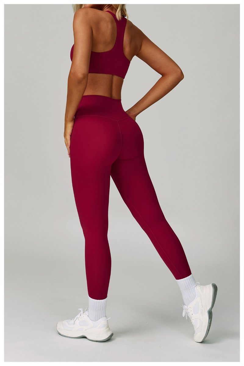 Womens Activewear 78%Nylon 22%Spandex 4 Piece Yoga Set Z-9300 Set print logo 57