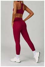 Womens Activewear 78%Nylon 22%Spandex 4 Piece Yoga Set Z-9300 Set print logo 57