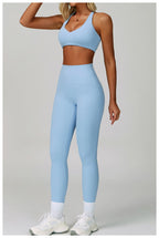 Womens Activewear 78%Nylon 22%Spandex 4 Piece Yoga Set Z-9300 Set print logo 48