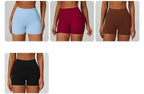 Womens Activewear 78%Nylon 22%Spandex 4 Piece Yoga Set Z-9300 - shorts print logo 39
