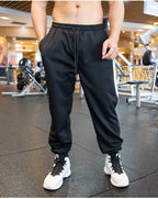 Mens Workout Training 85% cotton 15% polyester Jogger Pants ZJ-10110 print logo 25