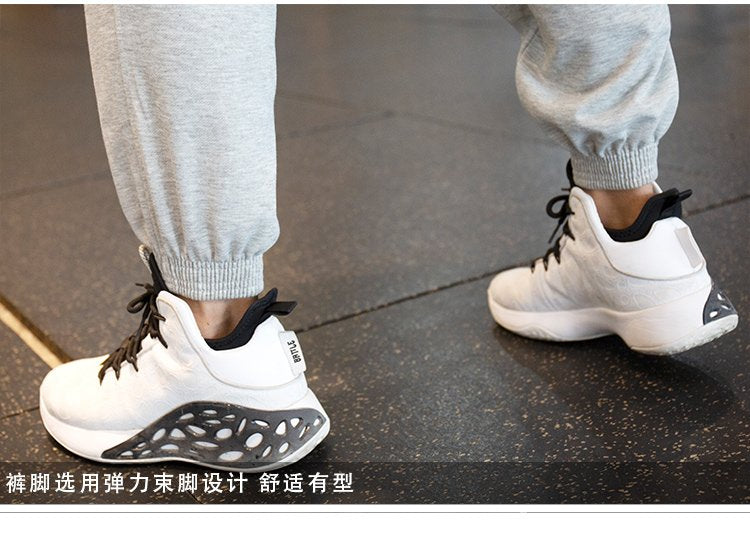 Mens Workout Training 85% cotton 15% polyester Jogger Pants ZJ-10110 print logo 29