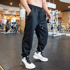 Mens Workout Training 85% cotton 15% polyester Jogger Pants ZJ-10110 print logo 13