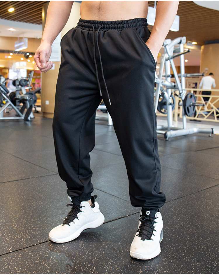 Mens Workout Training 85% cotton 15% polyester Jogger Pants ZJ-10110 print logo 26