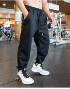 Mens Workout Training 85% cotton 15% polyester Jogger Pants ZJ-10110 print logo 27