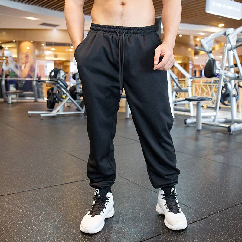 Mens Workout Training 85% cotton 15% polyester Jogger Pants ZJ-10110 print logo 12