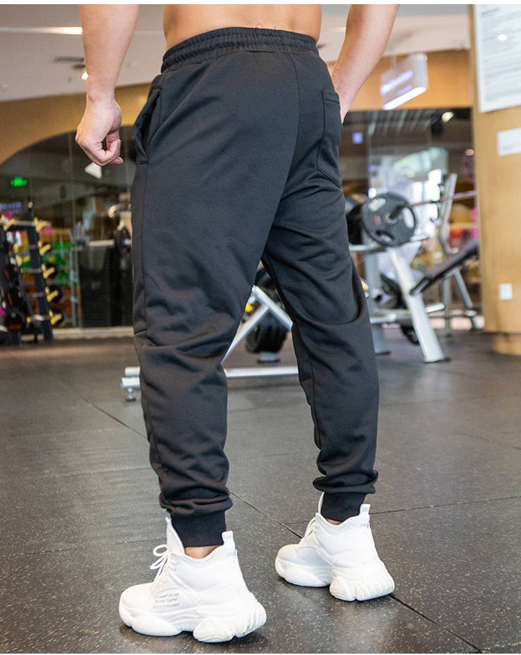 Mens Gym Activewear 100% polyester Jogger Pants ZJ-8718 print logo 13