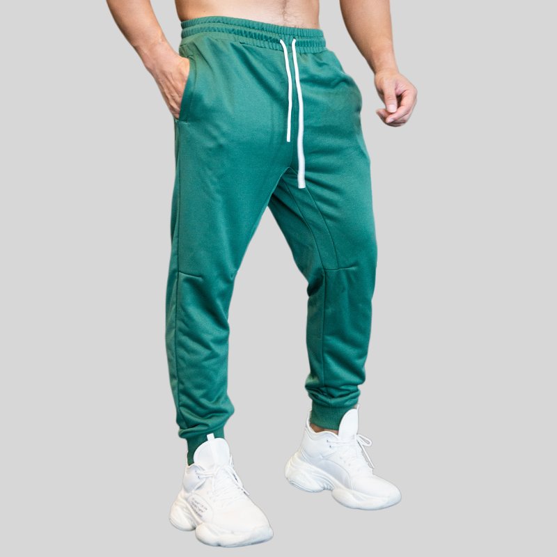Mens Gym Activewear 100% polyester Jogger Pants ZJ-8718 print logo 1