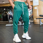 Mens Gym Activewear 100% polyester Jogger Pants ZJ-8718 print logo 5