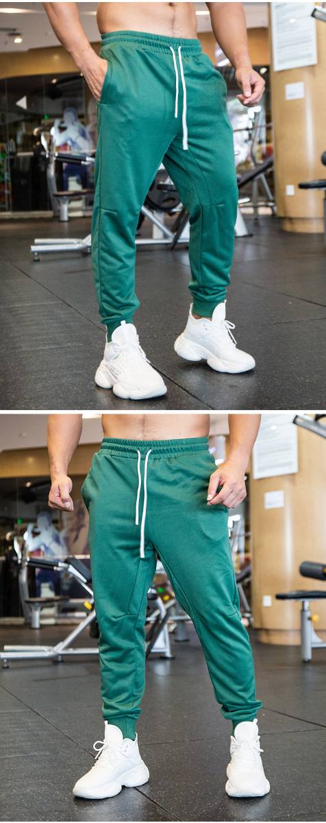 Mens Gym Activewear 100% polyester Jogger Pants ZJ-8718 print logo 14