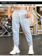 Mens Gym Activewear 100% polyester Jogger Pants ZJ-8718 print logo 10
