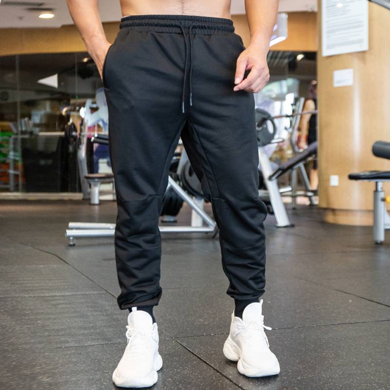 Mens Gym Activewear 100% polyester Jogger Pants ZJ-8718 print logo 3