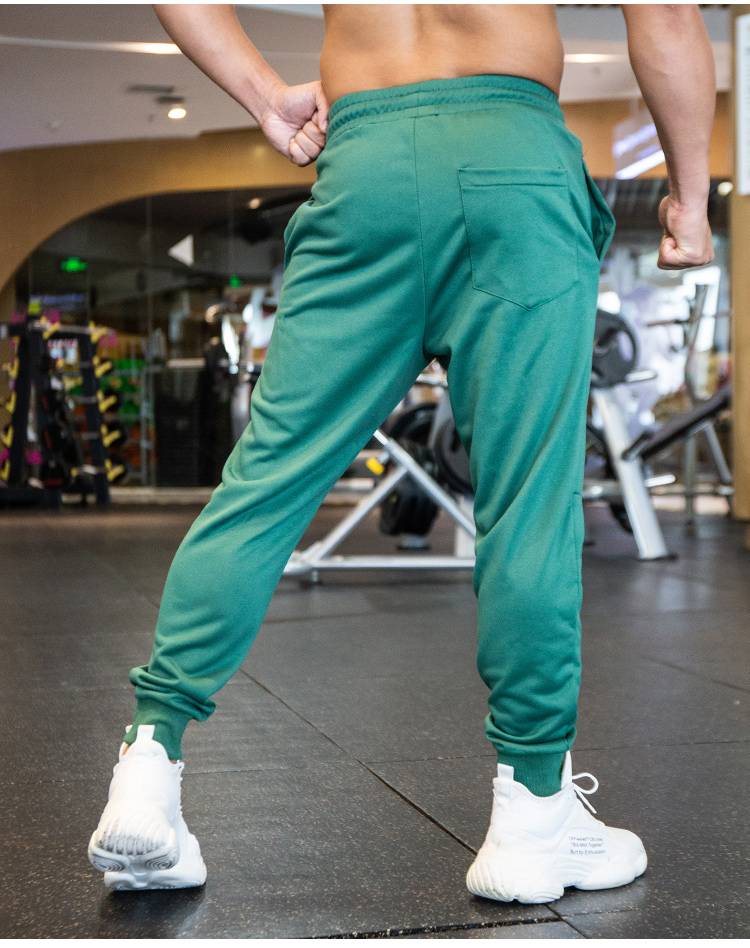 Mens Gym Activewear 100% polyester Jogger Pants ZJ-8718 print logo 15