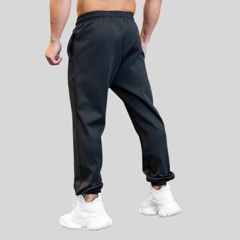 Mens Gym Fitness 90%polyester 10%spandex Jogger Pants ZJ-8719 print logo 2