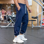 Mens Gym Fitness 90%polyester 10%spandex Jogger Pants ZJ-8719 print logo 6