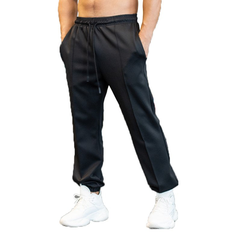 Mens Gym Fitness 90%polyester 10%spandex Jogger Pants ZJ-8719 print logo 11