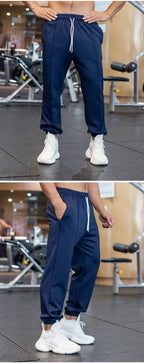 Mens Gym Fitness 90%polyester 10%spandex Jogger Pants ZJ-8719 print logo 16