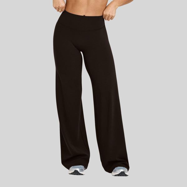 Womens Casual 75%nylon 25%spandex flares pants ZT006 - Honfitwear