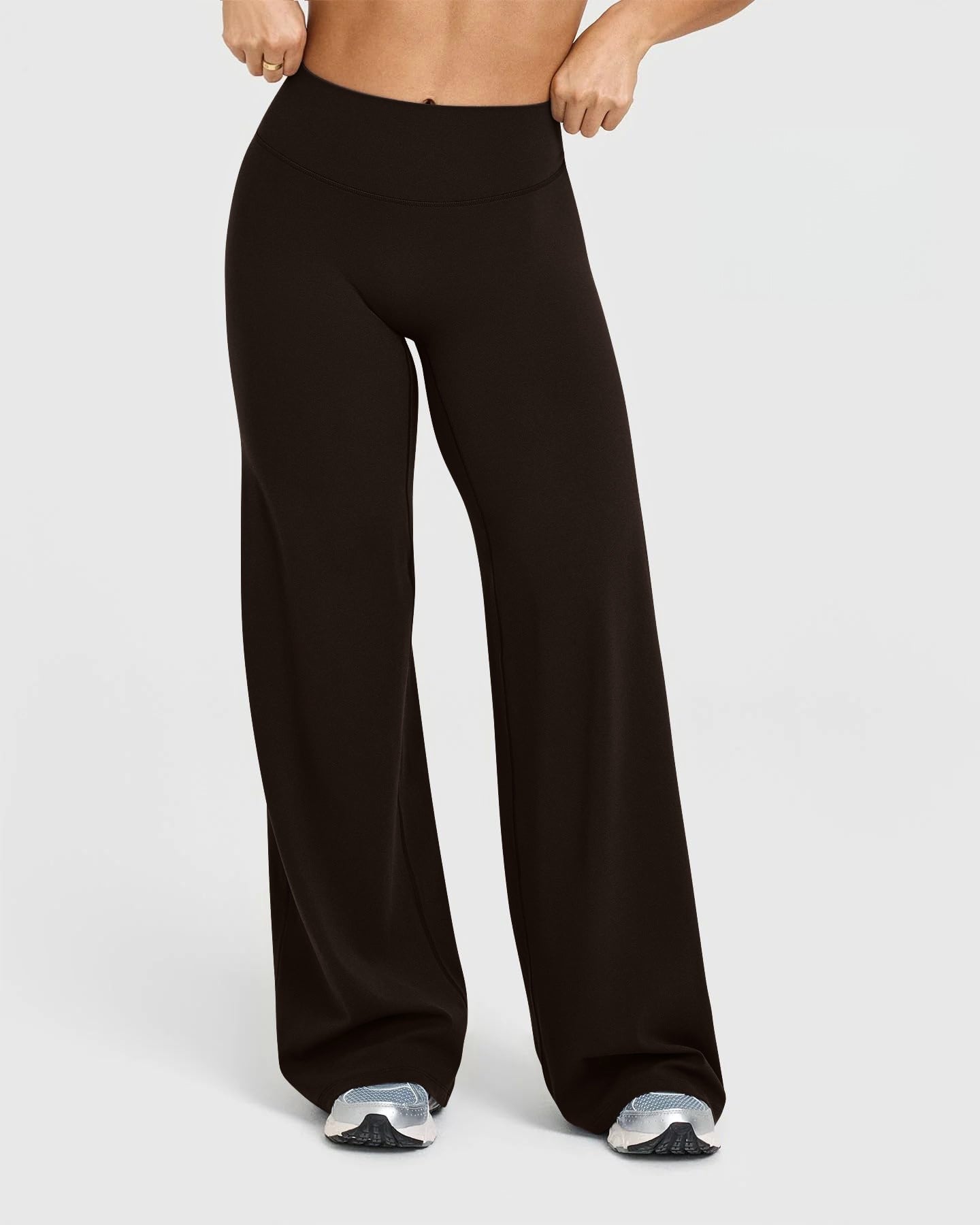 Womens Casual 75%nylon 25%spandex flares pants ZT006