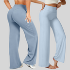 Womens Casual 75%nylon 25%spandex flares pants ZT006