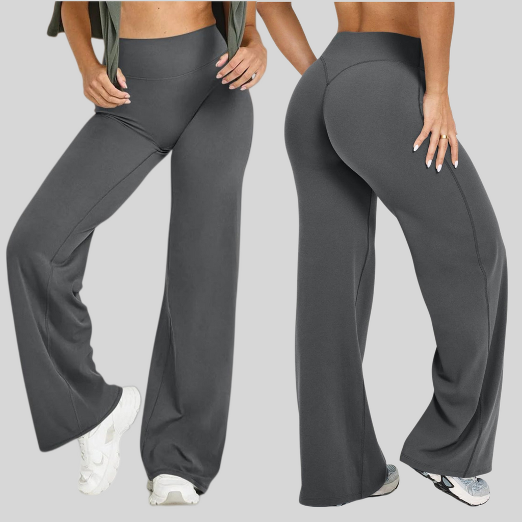 Womens Casual 75%nylon 25%spandex flares pants ZT006