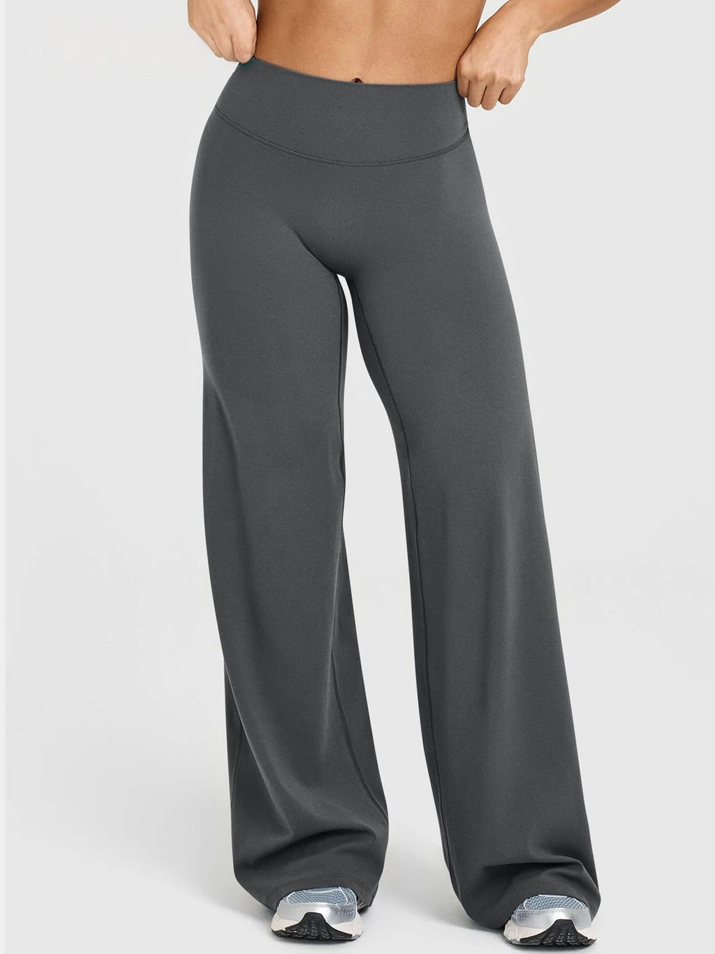 Womens Casual 75%nylon 25%spandex flares pants ZT006