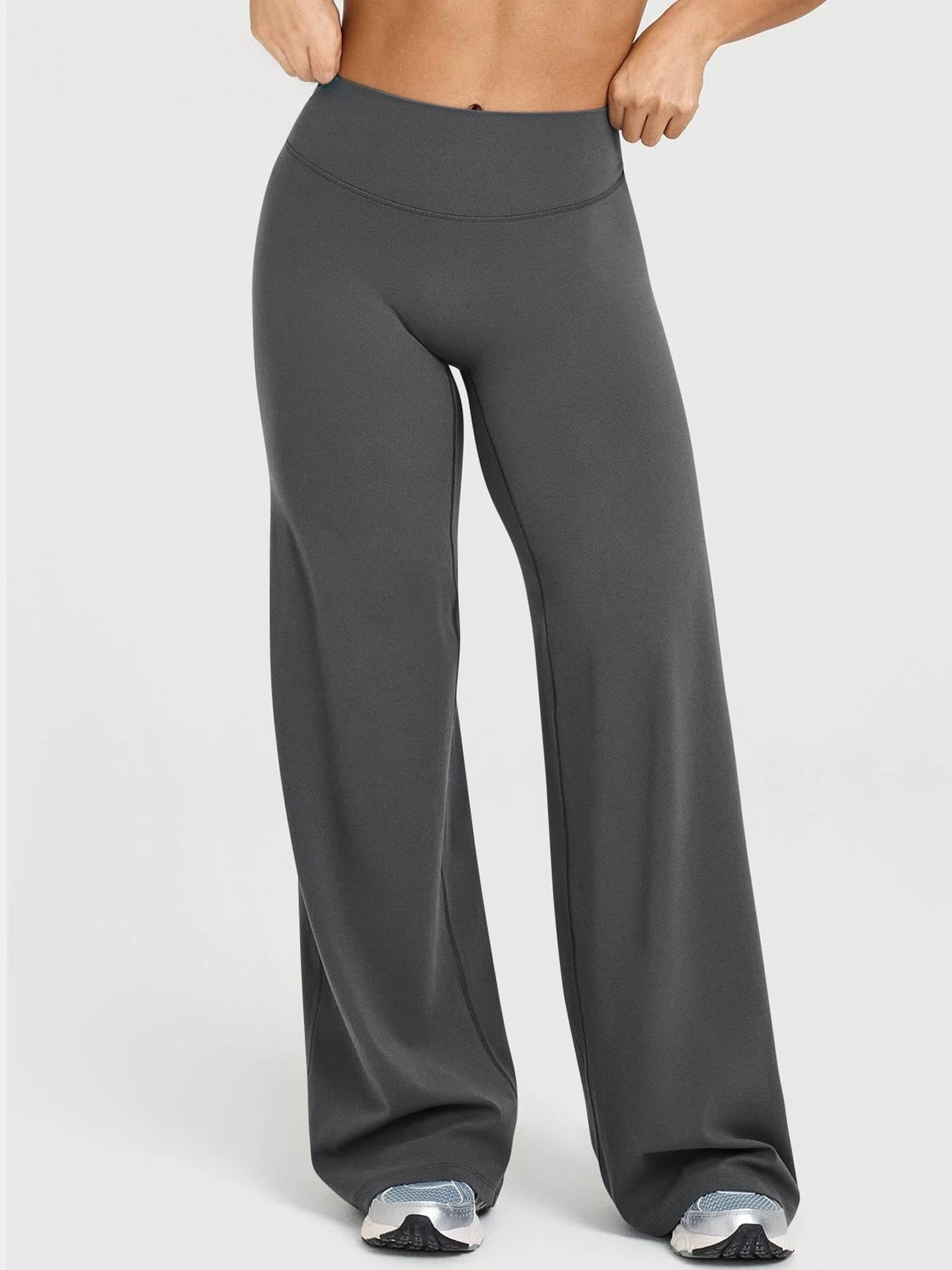 Womens Casual 75%nylon 25%spandex flares pants ZT006